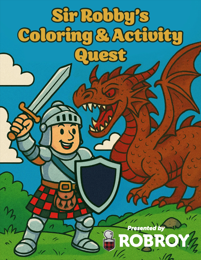 Robroy Coloring Book Cover Image
