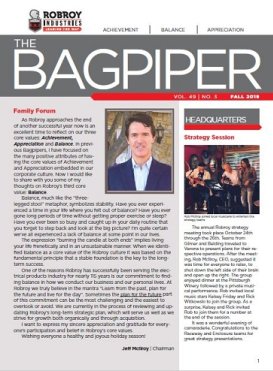 Fall 2019 Bagpiper