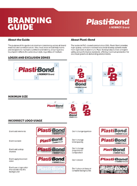 Plasti-Bond Brand Guideline Thumbnail