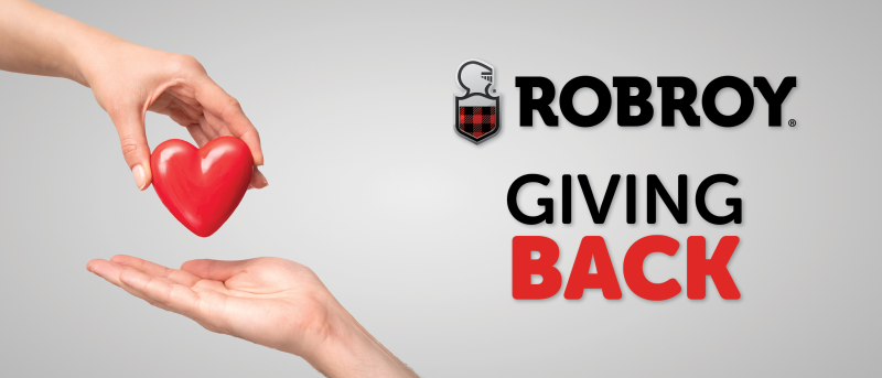 Robroy Giving Back header image